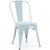 Sedia da pranzo - Design industriale - Acciaio - Opaco - Nuova edizione -Stylix image 9