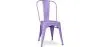 Sedia da pranzo - Design industriale - Acciaio - Opaco - Nuova edizione -Stylix image 9