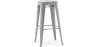 Sgabello da bar – Stile industriale – Acciaio – 76 cm – Stylix image 9