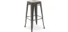 Sgabello da bar – Stile industriale – Acciaio – 76 cm – Stylix image 9