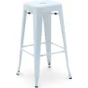 Sgabello da bar – Stile industriale – Acciaio – 76 cm – Stylix image 9