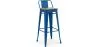 Sgabello da bar - Design industriale - Legno e Acciaio - 76cm - Stylix image 9