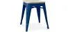 Sgabello da bar di design industriale - Legno e acciaio - 45cm - Nuova edizione - Stylix image 9
