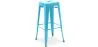 Sgabello da bar – Stile industriale – Acciaio – 76 cm – Stylix image 9