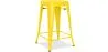 Sgabello da bar - Design industriale - Acciaio opaco - 60cm - Nuova edizione - Stylix image 9