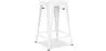 Sgabello da bar - Design industriale - Acciaio opaco - 60cm - Nuova edizione - Stylix image 9