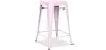 Sgabello da bar - Design industriale - Acciaio opaco - 60cm - Nuova edizione - Stylix image 9