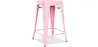 Sgabello da bar - Design industriale - Acciaio opaco - 60cm - Nuova edizione - Stylix image 9