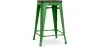 Sgabello da bar - Design industriale - Legno e acciaio - 60cm - Stylix image 9