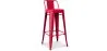 Sgabello da bar con schienale - Design industriale - 76 cm - Nuova edizione - Stylix image 9