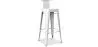 Sgabello da bar con schienale - Design industriale - 76 cm - Nuova edizione - Stylix image 9