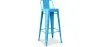 Sgabello da bar con schienale - Design industriale - 76 cm - Nuova edizione - Stylix image 9