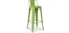 Sgabello da bar con schienale - Design industriale - 76 cm - Nuova edizione - Stylix image 9