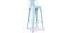 Sgabello da bar con schienale - Design industriale - 76 cm - Nuova edizione - Stylix image 9