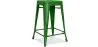Sgabello da bar - Design industriale - Acciaio opaco - 60cm - Nuova edizione - Stylix image 9