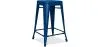 Sgabello da bar - Design industriale - Acciaio opaco - 60cm - Nuova edizione - Stylix image 9