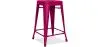 Sgabello da bar - Design industriale - Acciaio opaco - 60cm - Nuova edizione - Stylix image 9