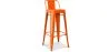 Sgabello da bar con schienale - Design industriale - 76 cm - Nuova edizione - Stylix image 9