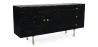 Credenza Vintage Nera - 2 Sportelli - Legno e Acciaio - Huisu image 9