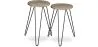 Set di 2 tavolini da caffè - Stile Industriale - Legno e metallo - Hairpin image 9