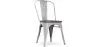 Sedia da pranzo - Design industriale - Acciaio e legno - Nuova edizione - Stylix image 9