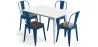 Pack Tavolo da pranzo e 4 sedie da pranzo Design industriale - Nuova edizione - Bistrot Stylix image 9