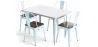 Pack Tavolo da pranzo e 4 sedie da pranzo Design industriale - Nuova edizione - Bistrot Stylix image 9