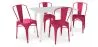 Pack Tavolo da pranzo e 4 sedie da pranzo Design industriale - Nuova edizione - Bistrot Stylix image 9