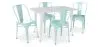 Pack Tavolo da pranzo e 4 sedie da pranzo Design industriale - Nuova edizione - Bistrot Stylix image 9
