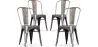 Confezione di 4 sedie da pranzo - Design industriale - Nuova edizione- Stylix image 9