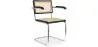 Sedia da pranzo con braccioli - Design vintage - Legno e rattan - Bruna image 9