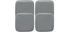 Pacco di 4 cuscini magnetici per sgabello - similpelle - Stylix image 9