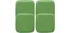 Pacco di 4 cuscini magnetici per sgabello - similpelle - Stylix image 9