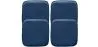Pacco di 4 cuscini magnetici per sgabello - similpelle - Stylix image 9
