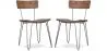 Confezione di 2 sedie da pranzo in legno - Design industriale - Hairpin image 9