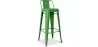 Sgabello da bar con schienale - Design industriale - 76 cm - Nuova edizione - Stylix image 9