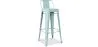 Sgabello da bar con schienale - Design industriale - 76 cm - Nuova edizione - Stylix image 9