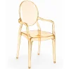 Sedia da pranzo trasparente - Design con braccioli - Louis XIV image 9