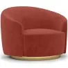 Poltrona di Design Curva - Rivestita in Velluto - Herina image 9