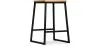 Sgabello da bar di design industriale - Legno e metallo - 60cm - Big Boy image 9
