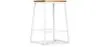 Sgabello da bar di design industriale - Legno e metallo - 60cm - Big Boy image 9