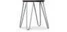 Sgabello Hairpin - 42cm - Legno scuro e metallo  image 9