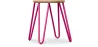 Sgabello Hairpin - 42cm - Legno chiaro e metallo image 9