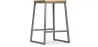 Sgabello da bar di design industriale - Legno e metallo - 60cm - Big Boy image 9