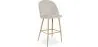 Sgabello imbottito in velluto - Design scandinavo - Evelyne image 9