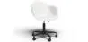Sedia da ufficio con braccioli - Sedia da scrivania con ruote - Struttura nera Weston image 9
