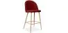 Sgabello imbottito in tessuto - Design scandinavo - 66cm - Evelyne image 9