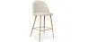 Sgabello imbottito in tessuto - Design scandinavo - 66cm - Evelyne image 9