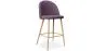 Sgabello imbottito in tessuto - Design scandinavo - 66cm - Evelyne image 9