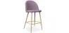 Sgabello imbottito in tessuto - Design scandinavo - 66cm - Evelyne image 9